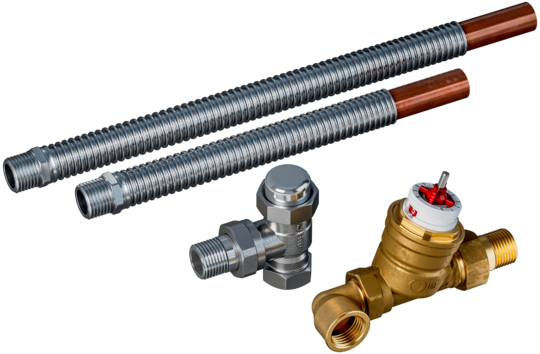 Комплект независимых от перепада давления клапанов