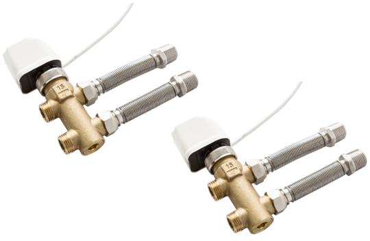 Комплект 3-ходовых клапанов