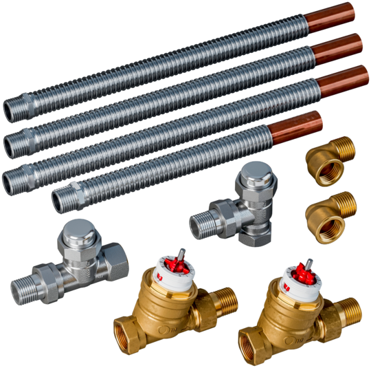 Комплект независимых от перепада давления клапанов